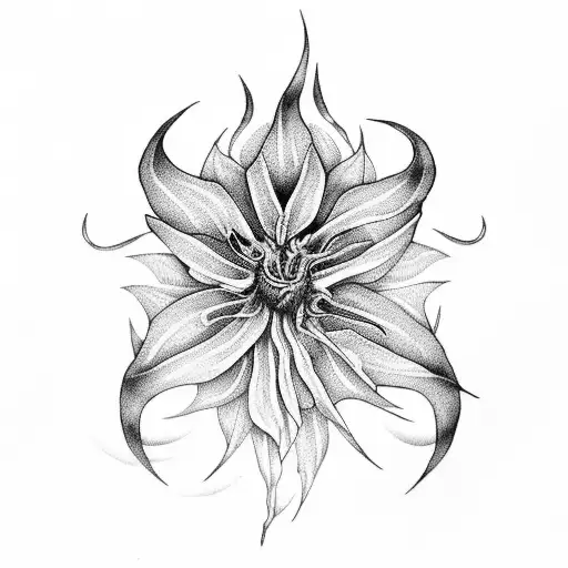 Berserk marks the sacrifice between red spider lilies tattoo design idea
