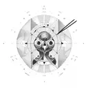 coordinates tattoo design idea