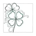 shamrock tattoo design idea