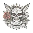 Simon's Slut tattoo design idea
