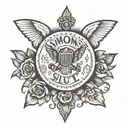 Simon's Slut tattoo design idea