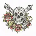 Simon's Slut tattoo design idea