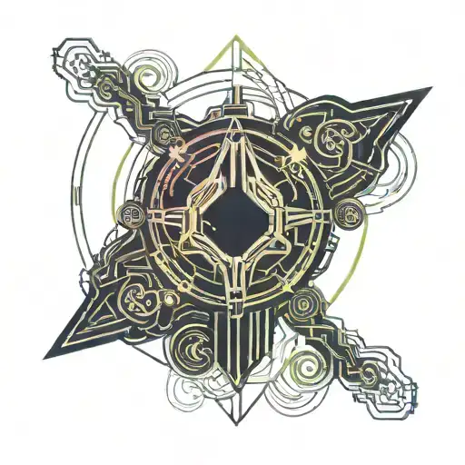 athena  minimal tattoo gaming tattoo design idea