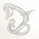 Skeptical question mark tattoo design idea