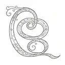 Skeptical question mark tattoo design idea