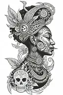 Ethiopian tattoo design idea