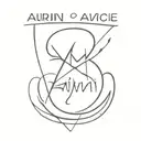tattoo with the combination of the names Amir, Etai, Karin tattoo design idea