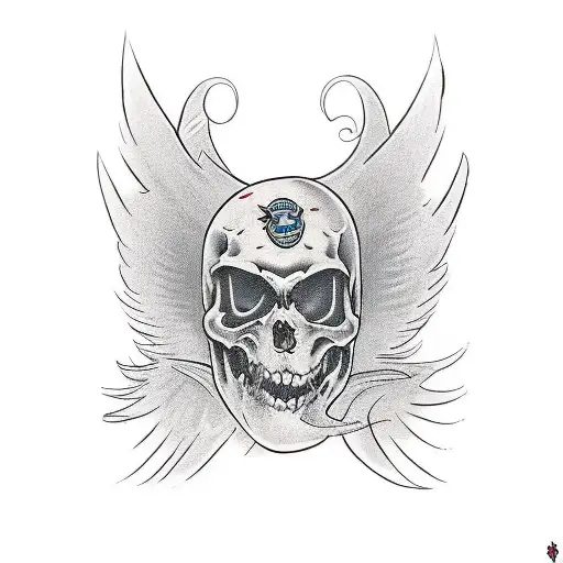 Damon's snd angels  tattoo design idea