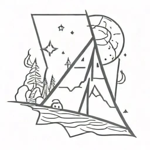 gravity falls tattoo design idea