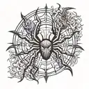 hxh phantom troupe spider tattoo design idea