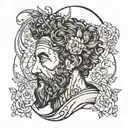 Marcus Aurelius tattoo design idea