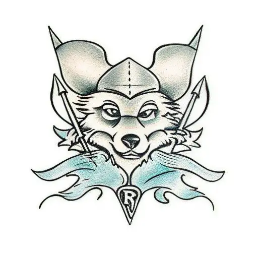 robin hood tattoo design idea