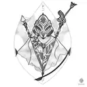 robin hood tattoo design idea