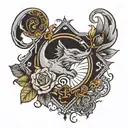 sabr tattoo design idea