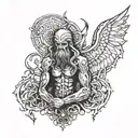 only fear god, not his creations tattoo design idea