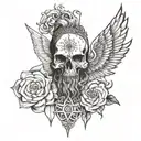 only fear god, not his creations tattoo design idea