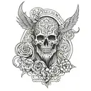 only fear god, not his creations tattoo design idea