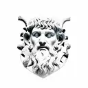 The name "ARISTOTLE ATLAS" in ancient Greek writing, The Greek titan atlas Greek mythology, date 08/20/2021 tattoo design idea