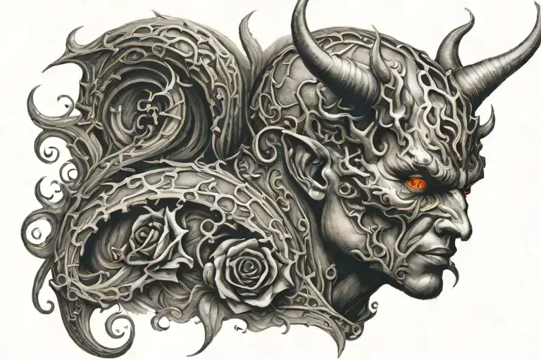 sexy devil tatto design defining tattoo design idea