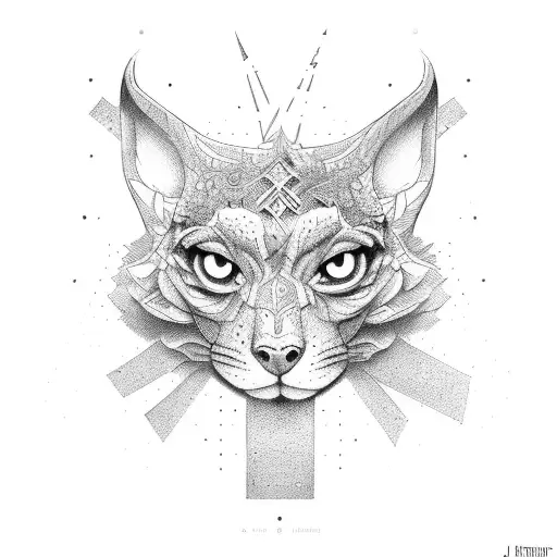 relog de bolsillo con trebol en el centro tattoo design idea