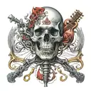 Human anatomy, spiritual, with influences from the band Tool. tattoo design idea