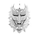 maori worrior cesar tattoo design idea