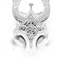 maori worrior cesar tattoo design idea