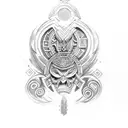 maori worrior cesar tattoo design idea