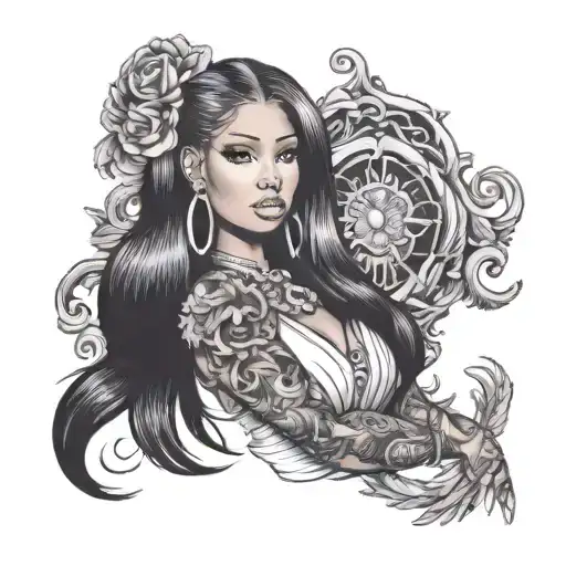 Nicki Minaj wrist tattoo tattoo design idea