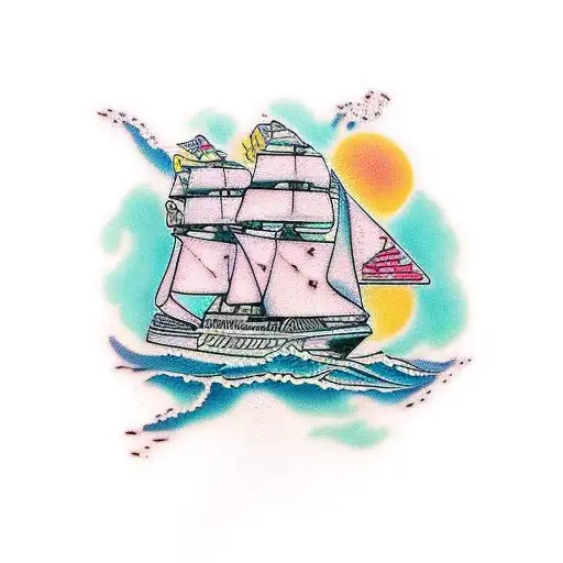 create a tattoo inspired by ‘let the ocean take me’ by the amity affliction  tattoo design idea