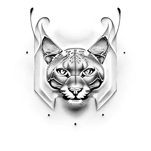 puma tattoo design idea