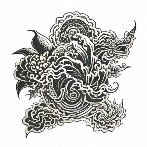 SUMINAGASHI tattoo design idea