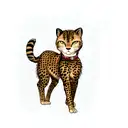 cheetah  tattoo design idea