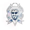 post malone  tattoo design idea