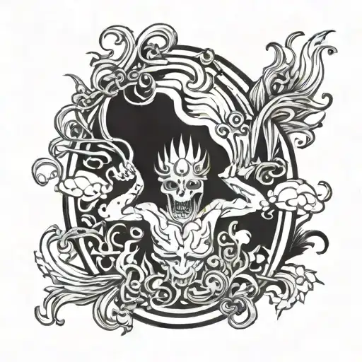 Envy Seven Deadly Sins tattoo design idea