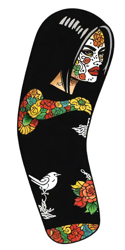 lego bricks tattoo design idea