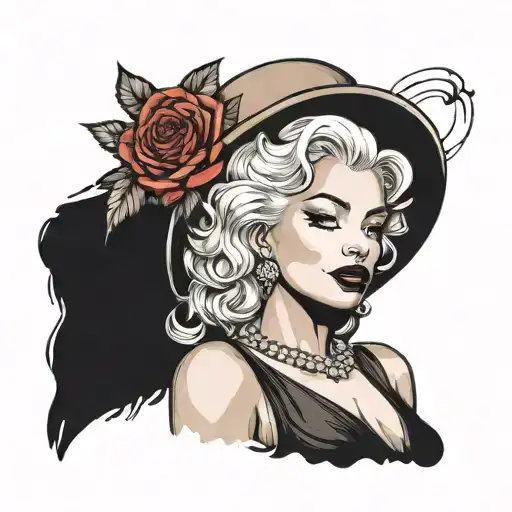 Marylin Monroe tattoo design idea