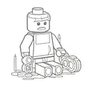 lego tattoo design idea