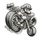 Luigi tattoo design idea