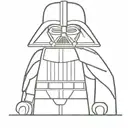 lego darth vader tattoo design idea