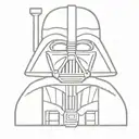 lego darth vader tattoo design idea