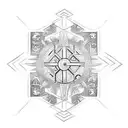 Roman numerals  tattoo design idea