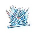 bonfire tattoo design idea