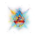 bonfire tattoo design idea