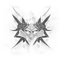 Binary code transforming into Dota heroes tattoo design idea