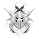 Binary code transforming into Dota heroes tattoo design idea