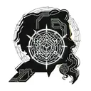 lost his mind tattoo design idea