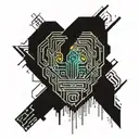 lost his mind tattoo design idea