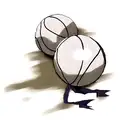 basketball  tattoo design idea