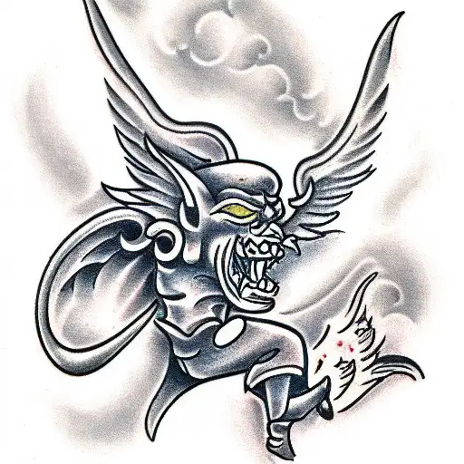 Top more than 71 traditional gargoyle tattoo best  incdgdbentre